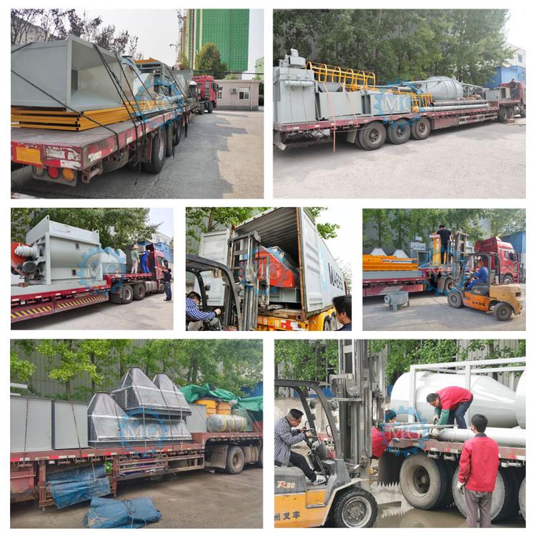 干粉砂漿設備發貨現場