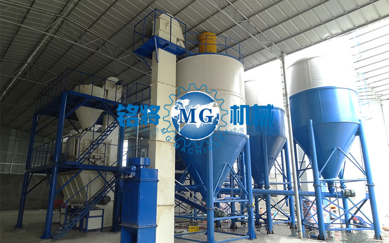 小型干粉砂漿生產(chǎn)設(shè)備哪里買，小型干粉砂漿生產(chǎn)設(shè)備多少錢