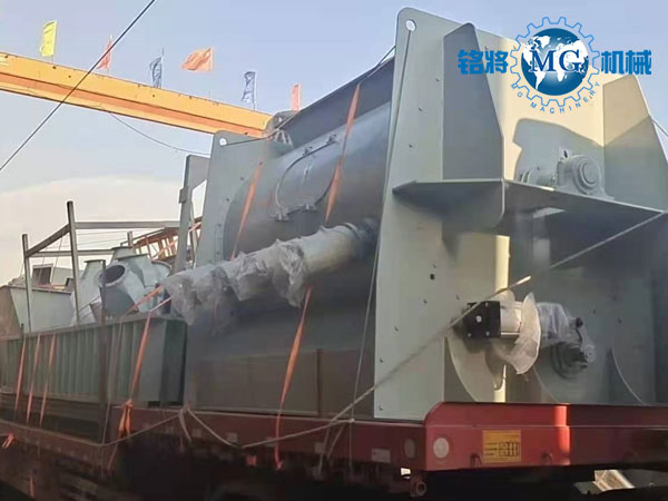 陜西西安定制犁刀混合機成套設備發貨