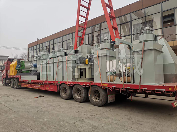 全自動干粉砂漿生產線發貨現場