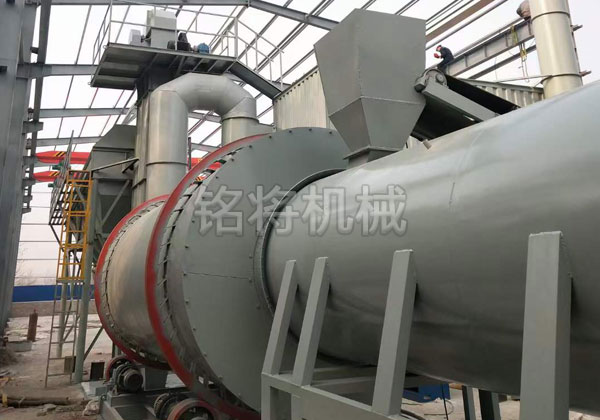 湖北沙子烘干設備安裝現場！