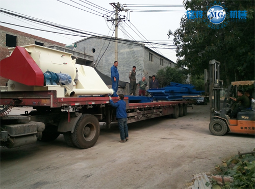 溫州保溫砂漿生產(chǎn)線發(fā)貨現(xiàn)場