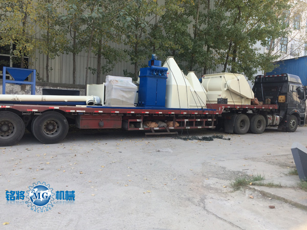 重慶王經理，您采購的瓷磚膠生產線已發貨，請查收