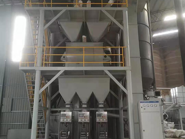 河北武安石膏砂漿生產線安裝現場反饋圖片