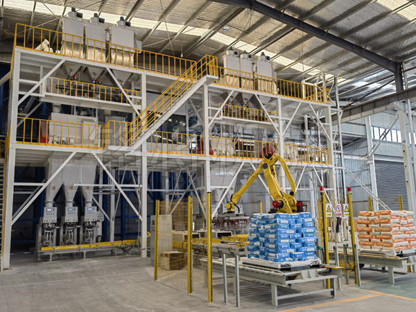 全自動干粉砂漿生產線